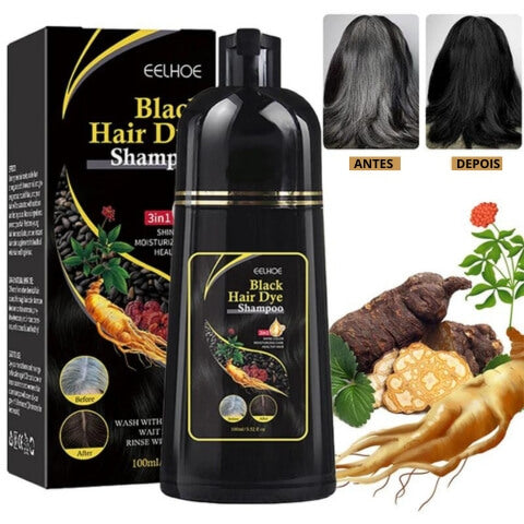 Shampoo Hair Dye Unissex 100% Natural - Cores Intensas em Cada Lavagem!