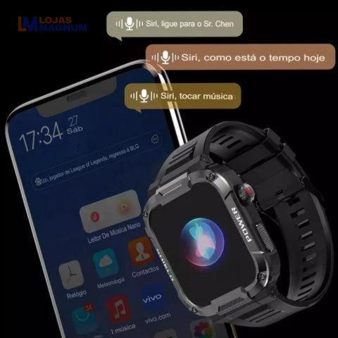 SmartWatch ANTI-IMPACTO Lançamento!  [Ultímas Unidades na Promoção]