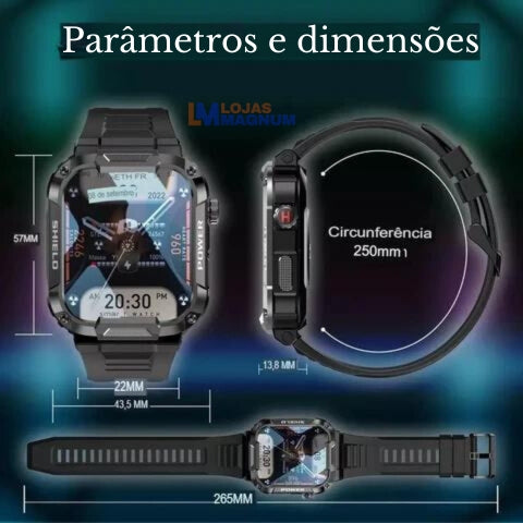 SmartWatch ANTI-IMPACTO Lançamento!  [Ultímas Unidades na Promoção]