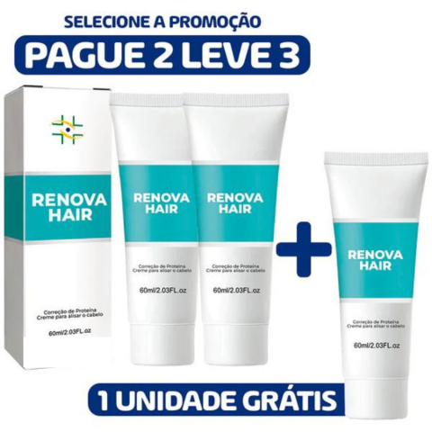 Renova Hair - Alisador Instantâneo 2024 - Edição Limitada